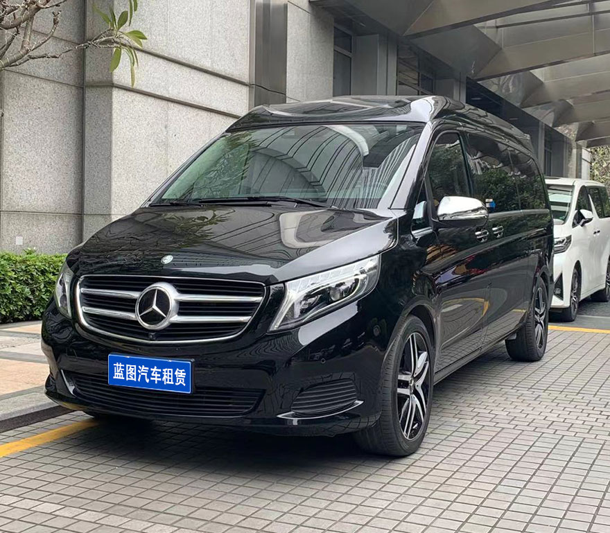 广州市哪里有带司机出租高档7人座奔驰V260L商务,广州租高端豪华奔驰商务车